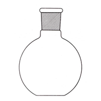 F/BTTM Flask Short Neck 500ml 24/29 Socket 15mm Each