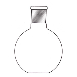 F/BTTM Flask Short Neck 500ml 24/29 Socket 15mm Each