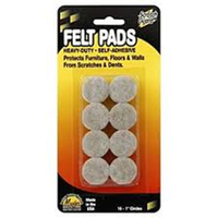 Adhesive Felt Ring Pads Large 144/Bag Each