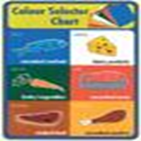 FOOD SAFETY POSTER, COLOUR SELECTOR CHART, 279X432MM, EA Each