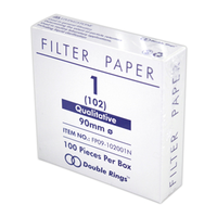 Livingstone Qualitative Filter Paper, No. 102 (No.1), 90mm Diameter, 8~10um Pore Size, Medium Speed, Biodegradable, 100 Pieces/Box Box