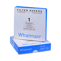 Whatman Filter Papers, Qualitative, Medium Speed, Grade 1, 7.5 x 10cm, 180um Thick, 11um Pore, 0.06pct Ash, 500 Pieces/Pack Pack