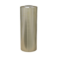 Castaway Perforated Film Wrap, Polyvinyl Chloride (PVC), Clear, 40cm, 3 Rolls/Carton Each
