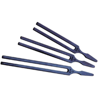 Livingstone Tuning Fork, 384 Hertz, G-Frequency, Blued Steel, Each Each