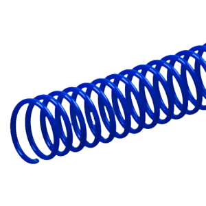 WIRE BINDING COILS 9.5MM BLUE GBC BOX/100 Box