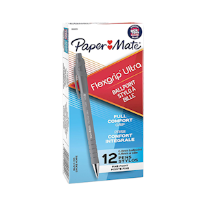 PaperMate FlexGrip Ultra Capped Ballpoint Pens