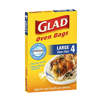 Glad Oven Bags, 35 x 48cm, Large Size, 4/Pack Pack