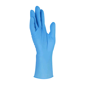 Proval Foodie Blues Duo PF Gloves, Vinyl/Nitrile Blend, Disposable, Latex & Powder Free, Blue, Small, 100 Pieces/Box, 1,000 Pieces/Carton