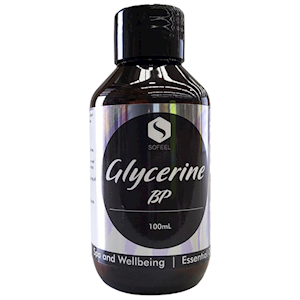 Sofeel Glycerine or Glycerol, Pure Essential Oil, Clear, 100mL, Each Each