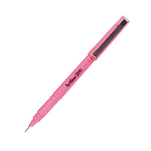 Artline 200 Fineliner Pen, 0.4mm, Pink, 12/Box Box
