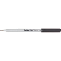 PENS ARTLINE 250 0.4MM EXTRA FINE BLK BOX/12 Box