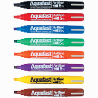 AQUAFAST BULLET TIP 5MM ASSTD COLOURS 12/BOX Box