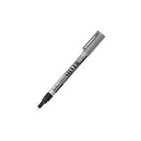 Artline 999 Permanent Marker, 0.8mm, Bullet Point, Silver, 12/Box Box