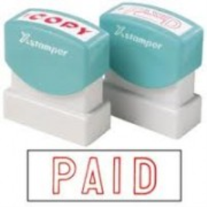 XSTAMPER 1005 PAID RED EACH Each
