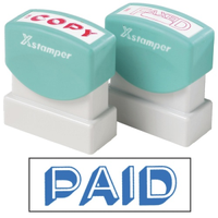 XSTAMPER 1357 PAID BLUE EACH Each