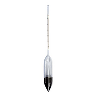 Carlton Specific Gravity Hydrometer, 0.850 to 0.900, 0.001 at 15.6degC, 260mm, Glass, Each Each