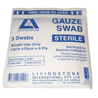 Livingstone Gauze Swabs Sterile