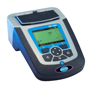 Hach DR1900 Portable Spectrophotometer, 98mmx178mmx267mm, Graphic display 240 x 160 pixel, Silicon Photodiode, USB type Mini IP67, Each