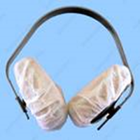 Sanitary Headset Covers, Large, Disposable, White, 100 Pieces/Pack Pack