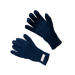 Hepworths Woollen Gloves, Thinsulate Lining, One Size Fits All, Blue, Pair