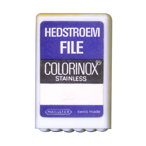Maillefer H-Files, 28mm, No. 100, Stainless Steel, Colour-Coded, 6/Pack