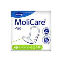 Hartmann Molicare Incontinence Pad, Unisex, 2 Drops, 30 Pieces/Pack, 12 Packs/Carton