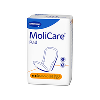 Hartmann Molicare Incontinence Pad, Unisex, 4 Drops, 30 Pieces/Pack