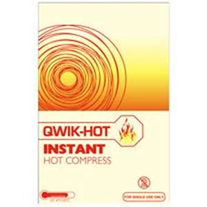 Qwik-Hot Instant Hot Pack, 22 x 14cm, 10/Box Box