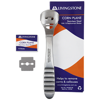Livingstone Corn and Callus Plane Cutter with Blade, Stainless Steel, Each Pack