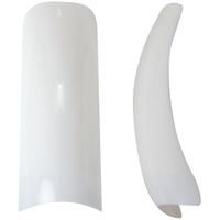 Hawley Nail Tips-Curved French White Size#6 50pieces/pack Pack