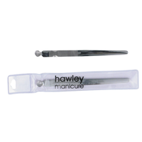 Scooped Stainless Steel Cuticle Purple Pusher Plus Each Each
