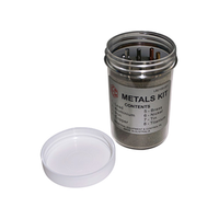 IEC Metal Rod Kit, 8 Pieces (Brass, Copper, Lead, Aluminium, Iron, Nicket, Tin, Titanium), 50(L)mm x 3mm, Each Each