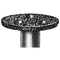 Intensiv 129A Diamond Burs, Wheel, ISO 59524 #53, Friction Grip, Medium, Each Each