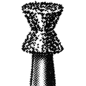 Intensiv 303 Diamond Burs, Squat Double Cone, ISO 32524 #20, Friction Grip, Medium, Each Each