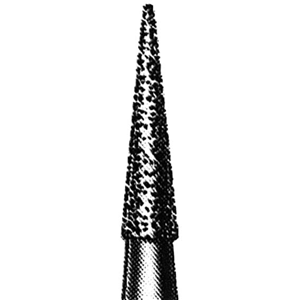 Intensiv D11 Diamond Burs, Needle Point, ISO 164524 #11, Friction Grip, Medium, Each Each