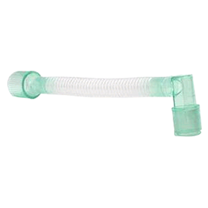 Intersurgical Flexible Fixed Elbow Catheter Mount, 22F-22M/15F, >170mm, 50 Pieces/Box Box