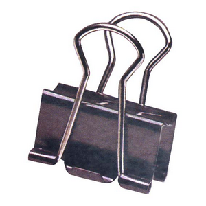 Celco Fold Back Clips, 15mm, Black, 12/Box Pack