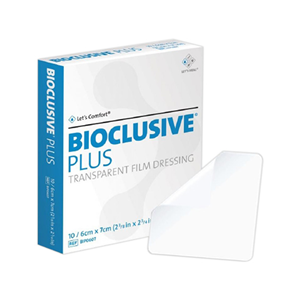 Bioclusive Plus Transparent Dressing (BIP0607), 6 x 7 cm, 10/Box Box