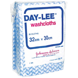 Day-Lee Washcloths 32x30 cm., 20/Packet Loose Pack