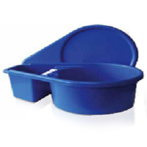 ASP Cidex Instrument Tray System, with Liner and Lid, 19" Diameter, 17.5L, Round, Each Each