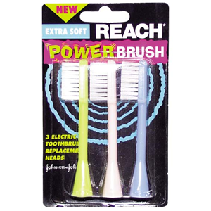 Reach Powerbrush Replacement Head 3/pk Pack