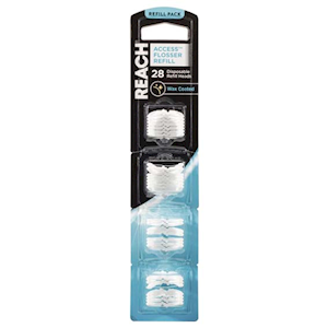 J&J Reach Access Dental Flosser Refills, 28/Pack (F5433) Pack
