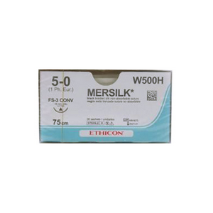 W500 Silk S-5/0 Length:75cm Needle-16mm., 36/Box Box