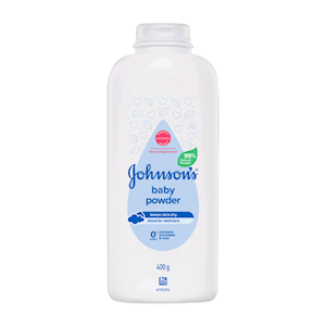 Johnson's Pure Cornstarch Baby Powder, 400g, 4 Pieces/Pack Pack