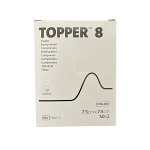 Topper Sponge 7.5 x 7.5 cm 2/pack 50/Box 36 boxes/carton Carton