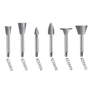 Kenda Hybrid Pre-Polishing, No. 0009, 10 x 1mm, Disc, Right Angle, Grey, 6/Pack Pack