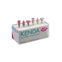 Kenda Ceramic Polishing Starter Kit, No. 781, Handpiece, 6/Pack Pack