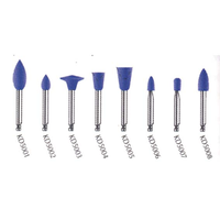 Kenda Glass Ionomer and Compomer Polishing, No. 908F, 5 x 10mm, Large, Fine Point, Pink, 25/Pack