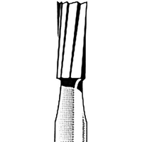 Jet 56 Tungsten Carbide Burs, Straight Fissure, Friction Grip, Short Shank, 009, Each