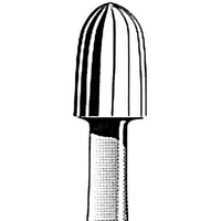 Jet 7404 Tungsten Carbide Burs, Trim and Finishing, Egg Friction Grip, 014F, Each Each
